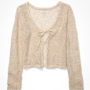 AE Tie-Front Sweater